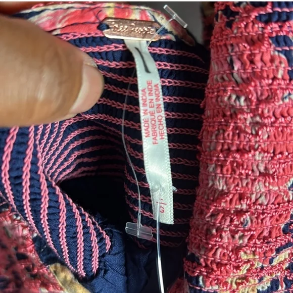 Free people women bohemian maxi dress size L NWOT TRIED ON